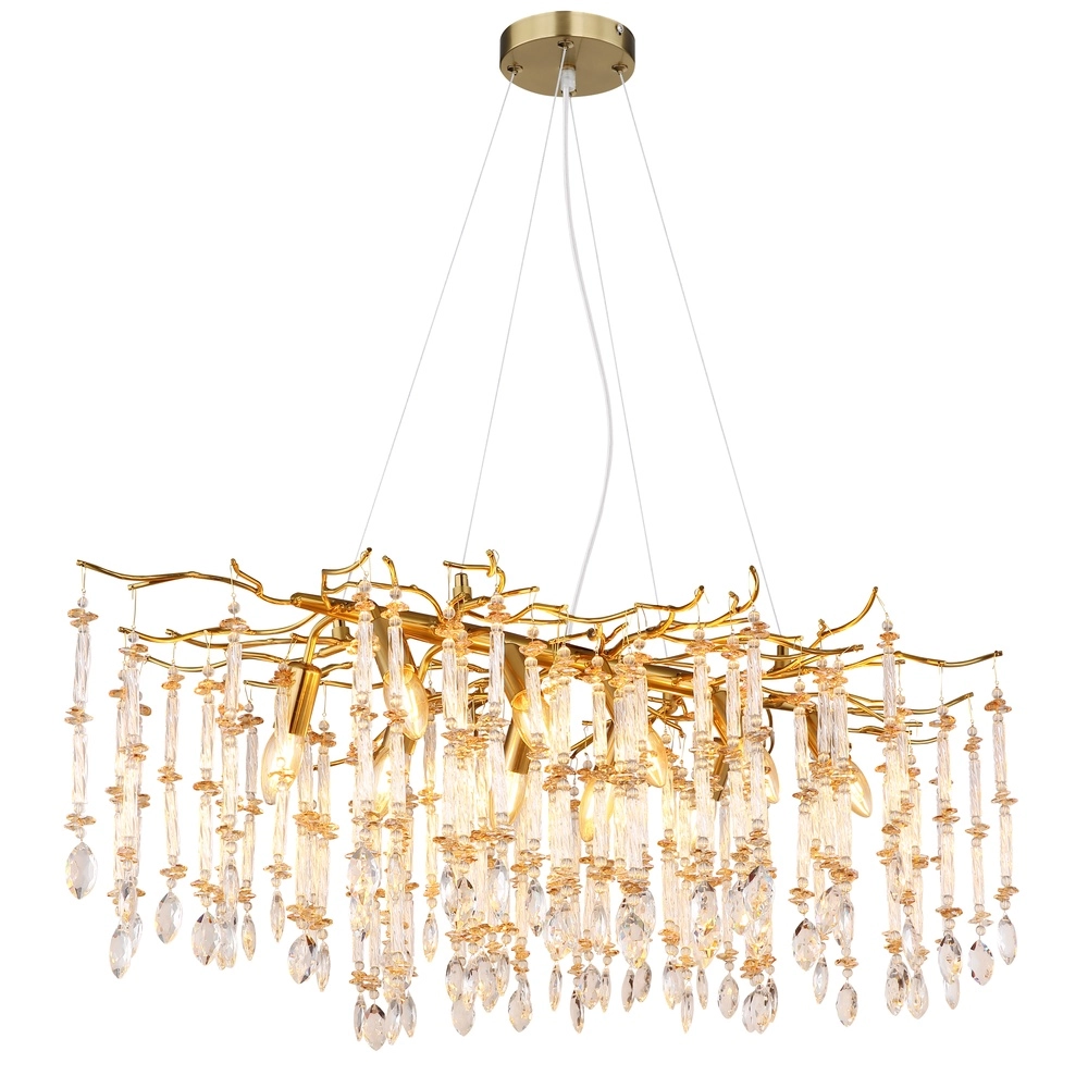 Hanglamp Gloria 100cm goud