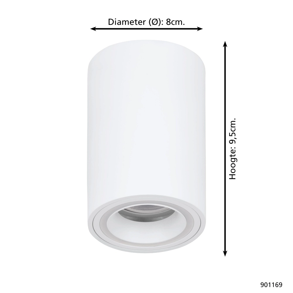 Zigbee opbouw spot Carosso-Z wit