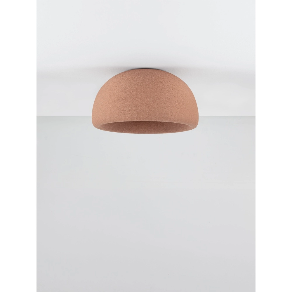 Moderne plafondlamp Davo terracotta Ø 43cm Lyora 5212017495709