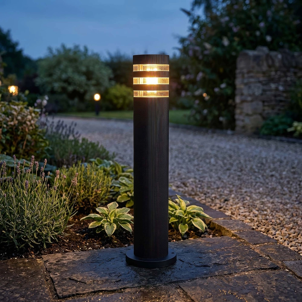 Design padverlichting Toluca zwart 45cm Searchlight 5,05342E+12