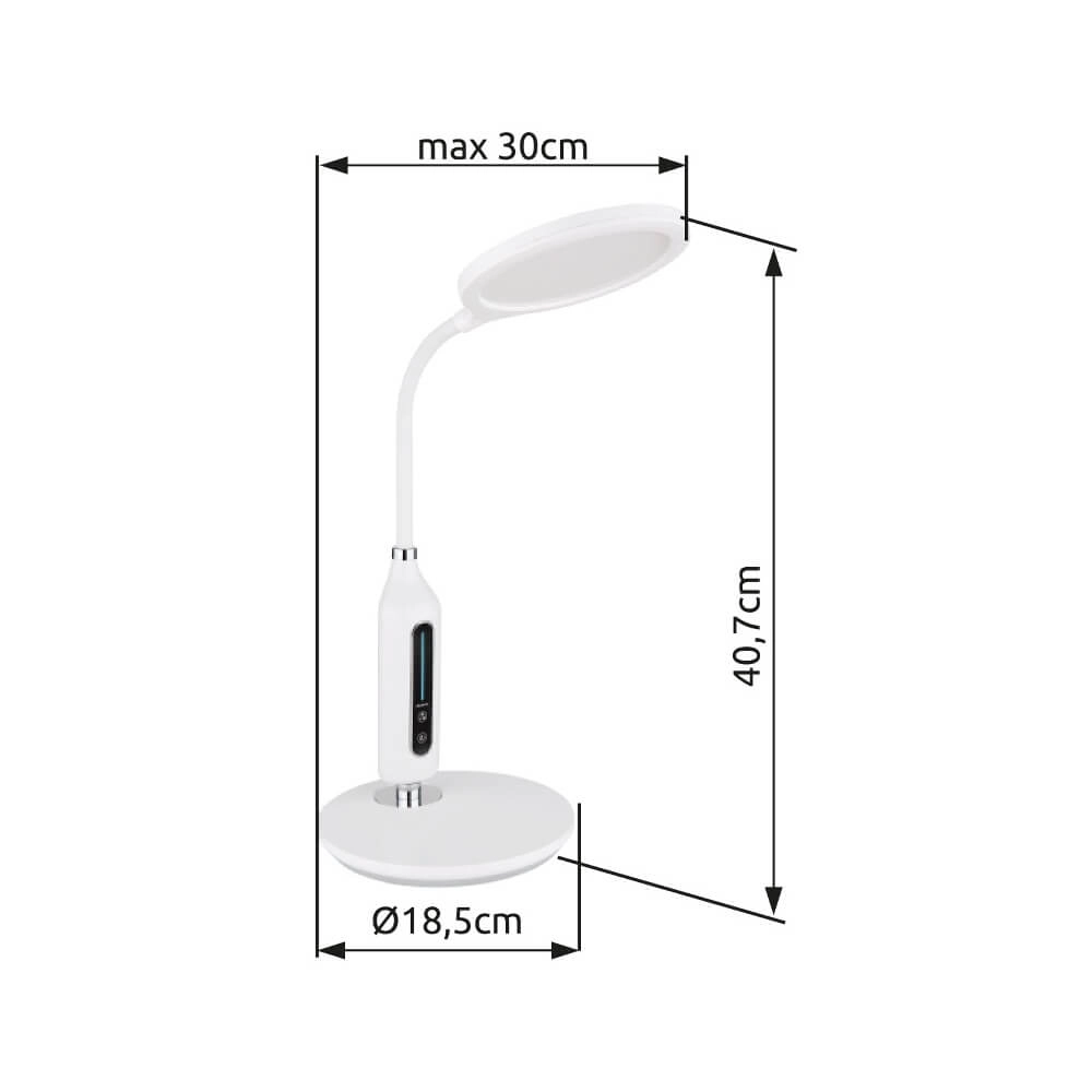 Bureaulamp Fruggy zwart Globo 9007371457601