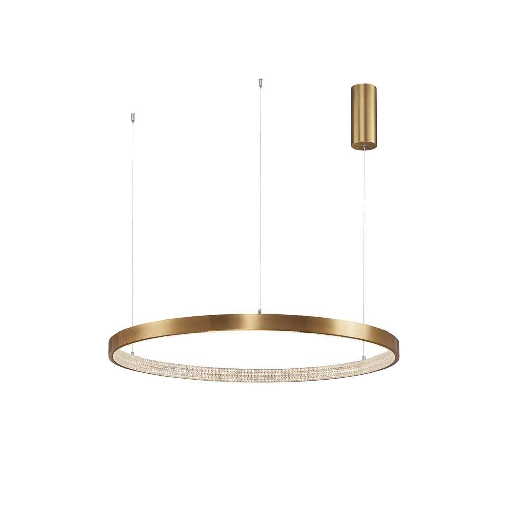 Hanglamp Preston goud Ø 80cm Lyora 5212017424082