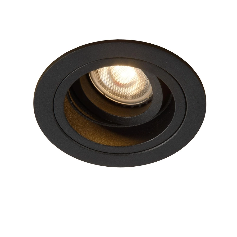 Ronde inbouwspot Embed zwart Lucide 5411212221186