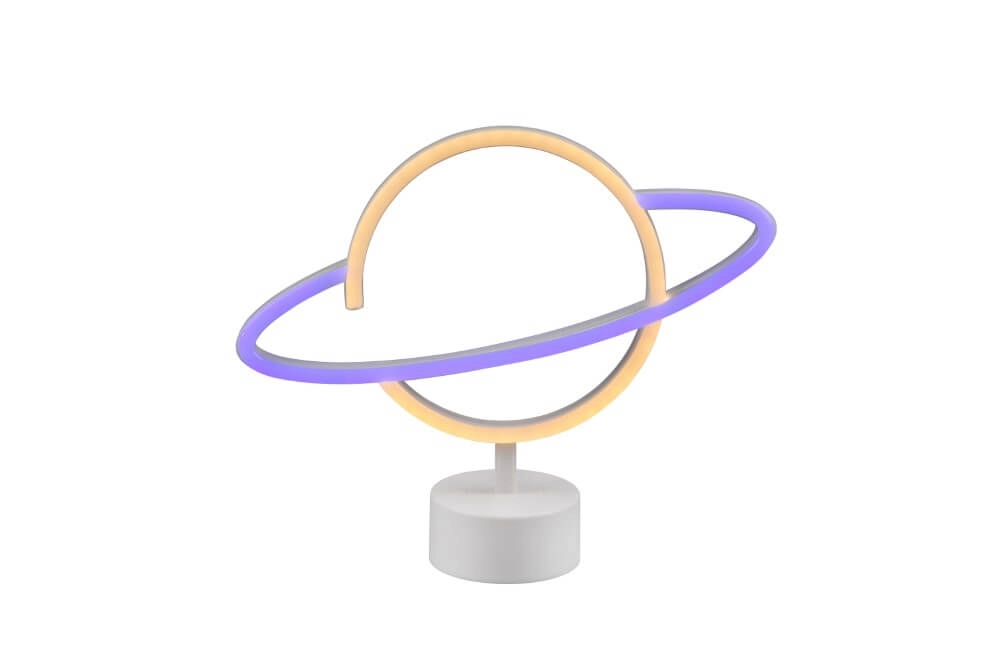 Neon kinder lamp Planet