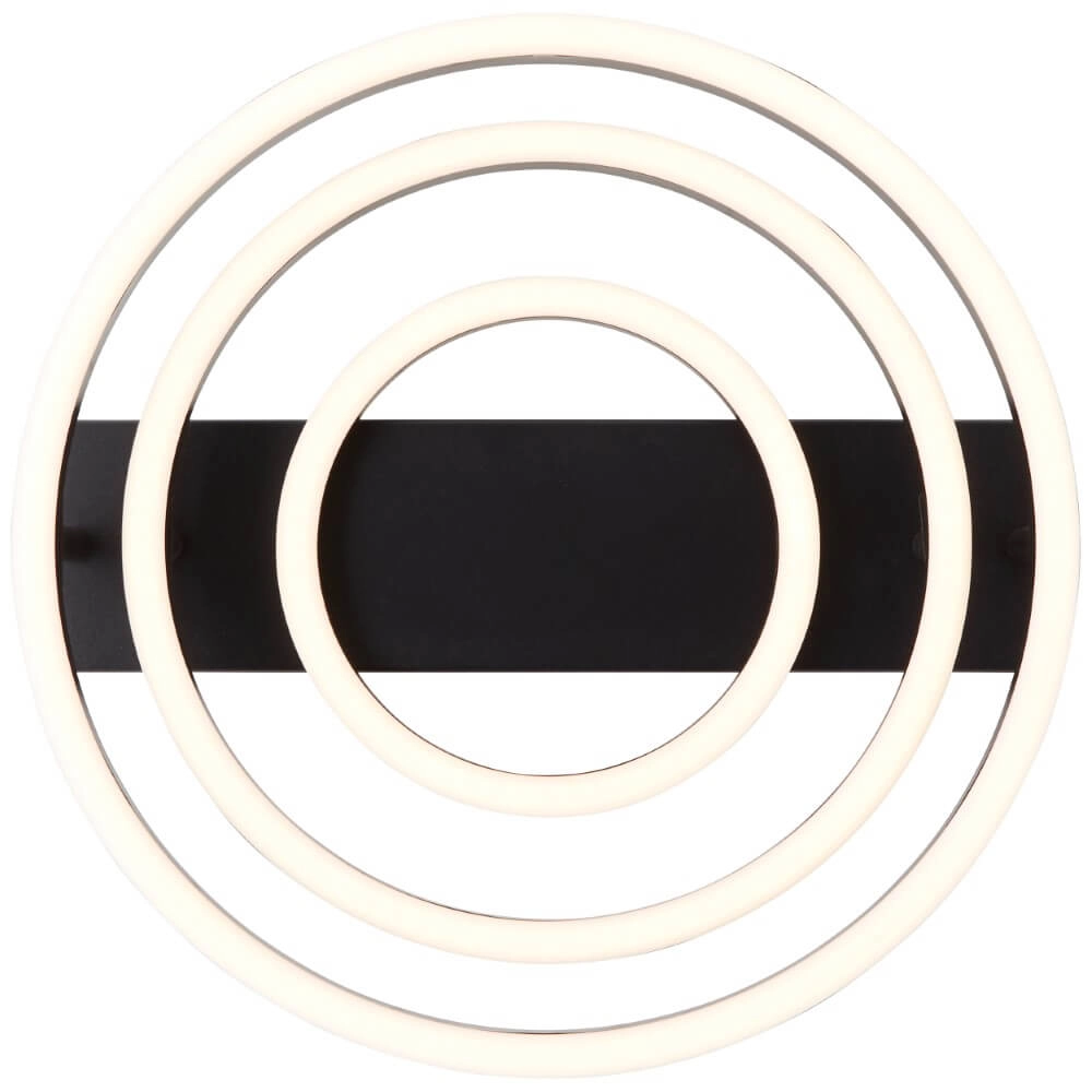 Dimbare plafondlamp Pedley zwart Brilliant 4004353442094