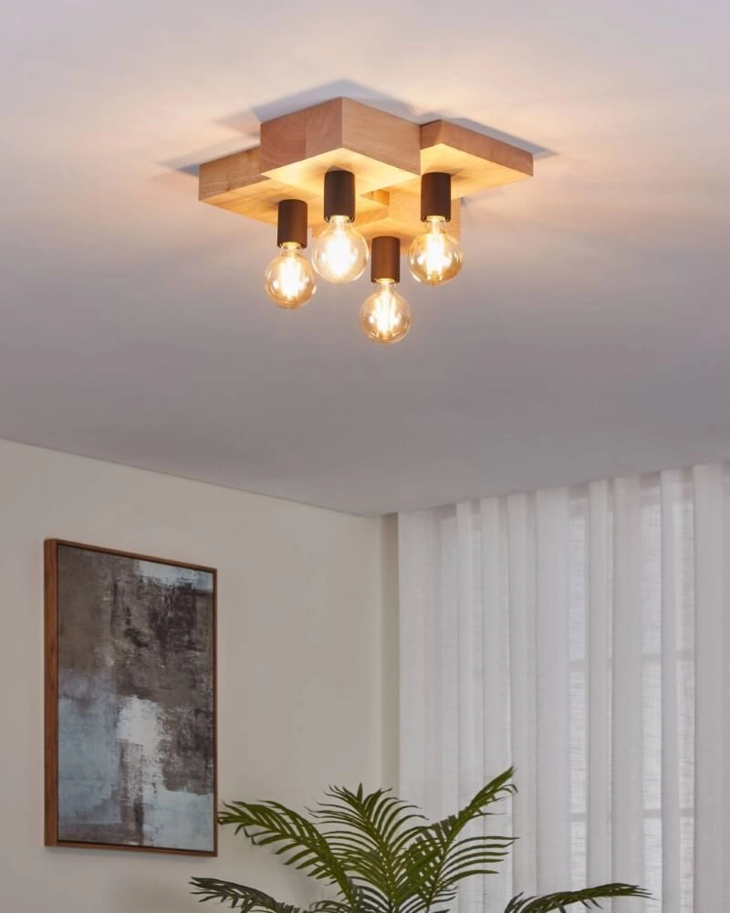 4-lichts plafondlamp Halkin design Eglo 9002759437985