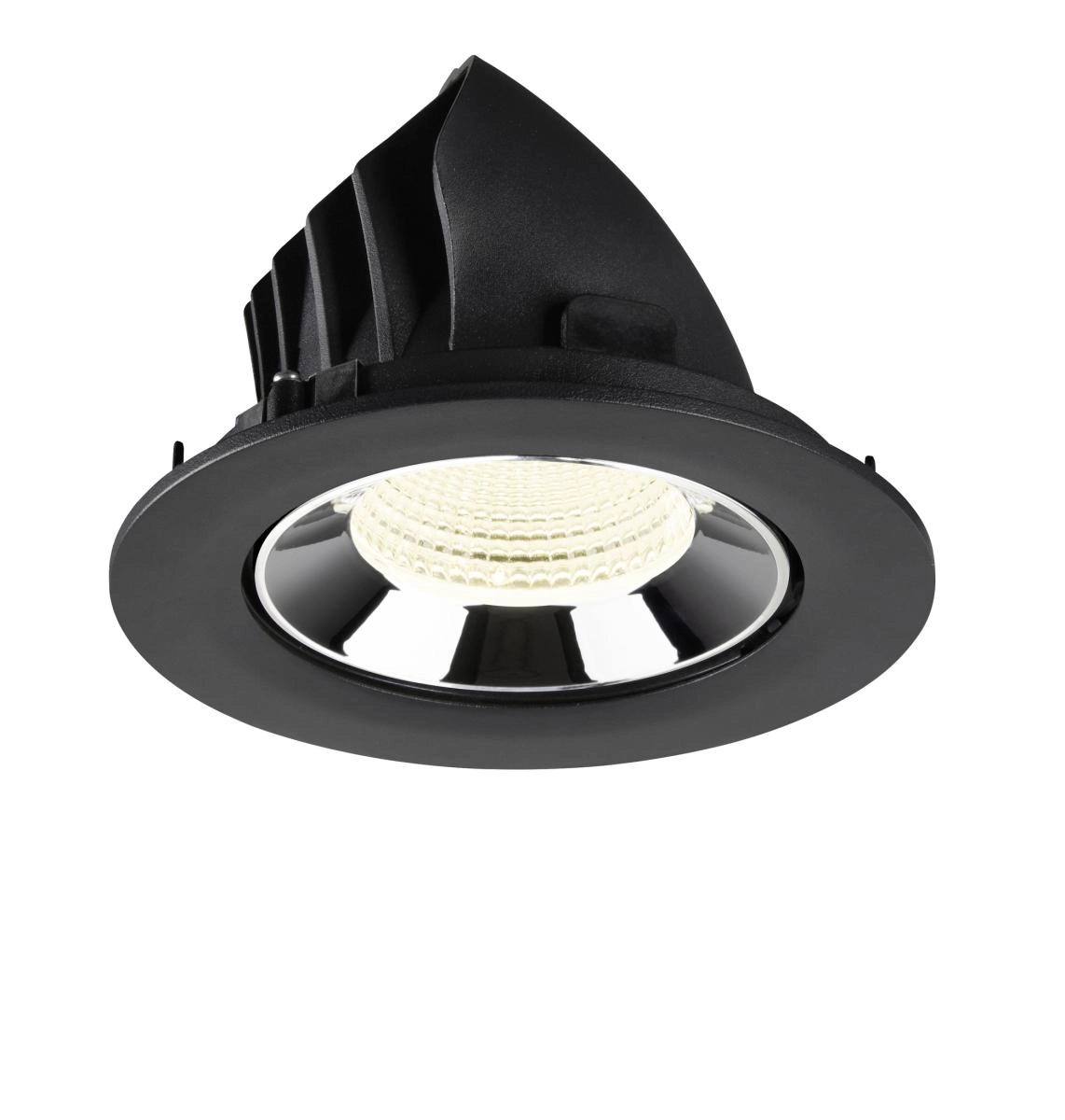 Inbouwspot Numinos Gimble L zwart/chroom 4000K - 55gr SLV 4024163310079