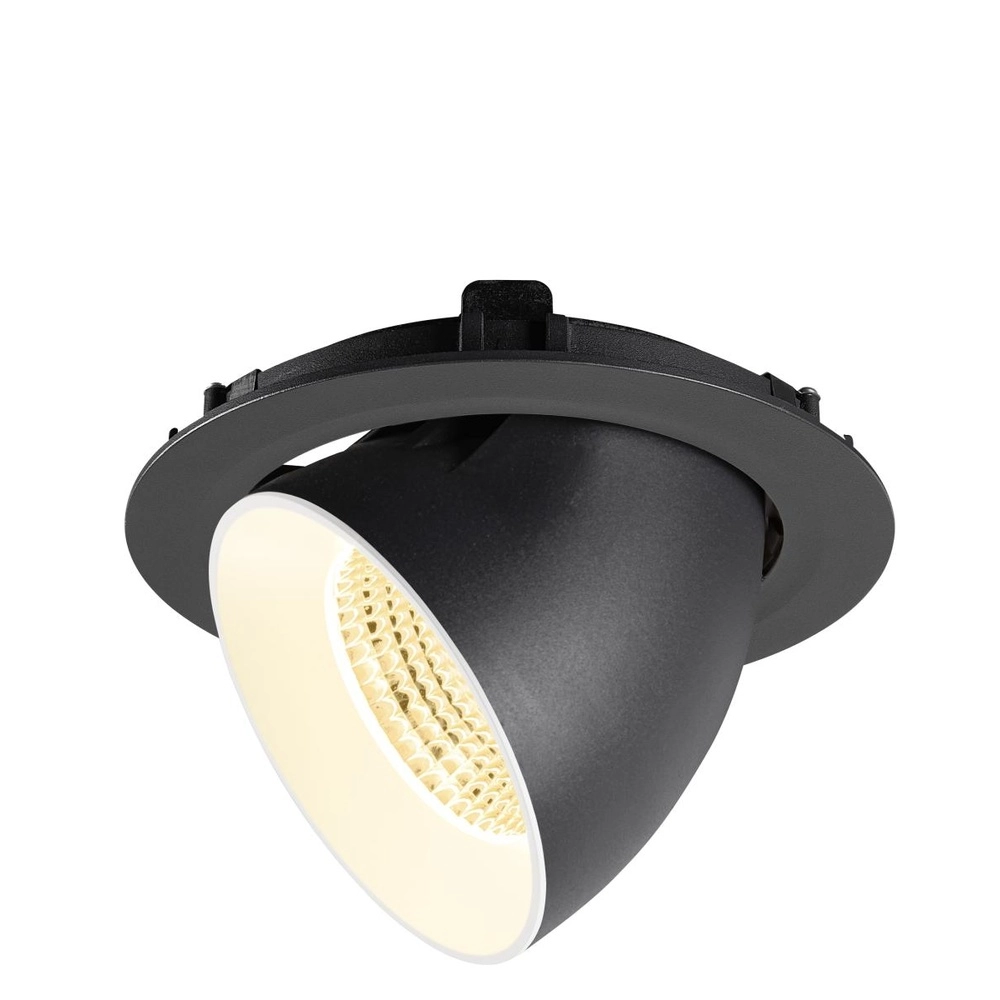 Inbouwspot Numinos Gimble XL zwart/wit 3000K - 55gr SLV 4024163308656