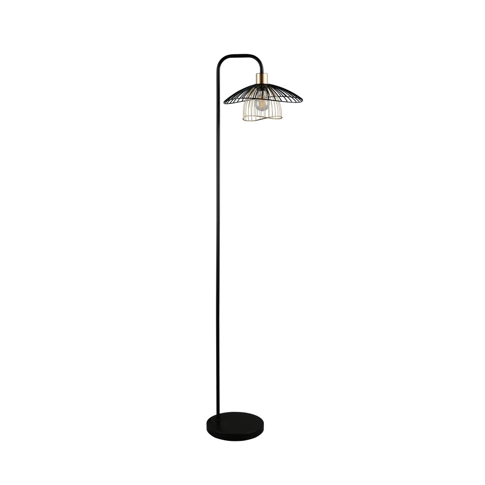 Vloerlamp Lauris zwart Trio 4017807678109