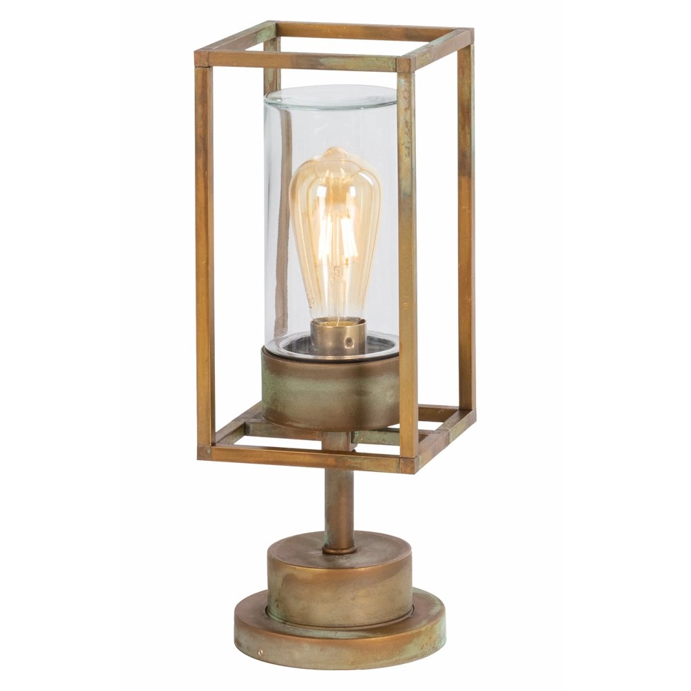 Messing sokkellamp Maritiem