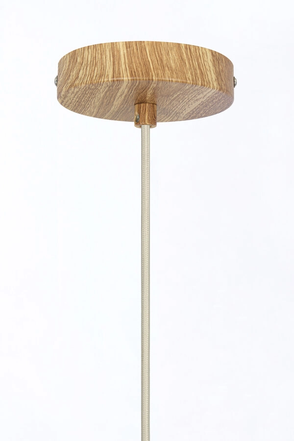 Hanglamp Dania lichte hout print Ø 27,5cm Light & Living 8717807743369