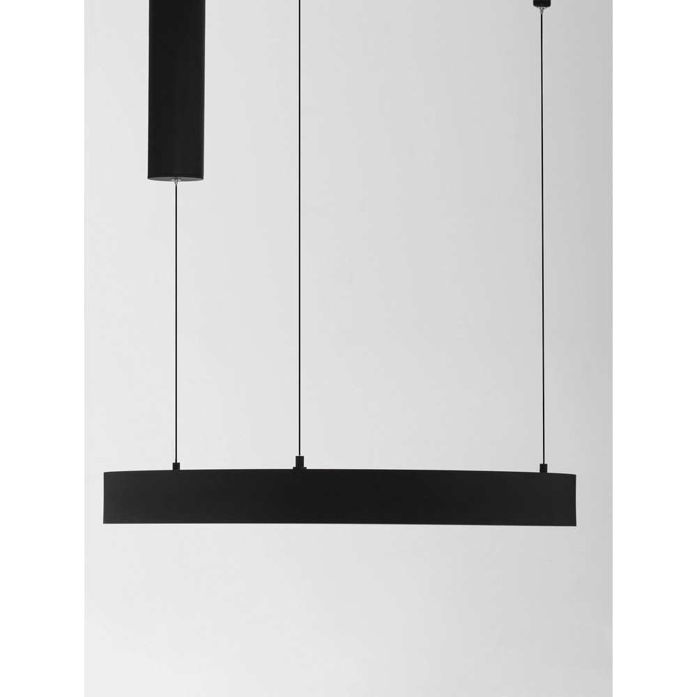 Design hanglamp Sting zwart Ø 60cm Lyora 5212017437389