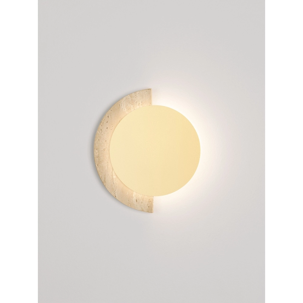 Design wandlamp Molli travertin Ø 17cm Lyora 5212063501300