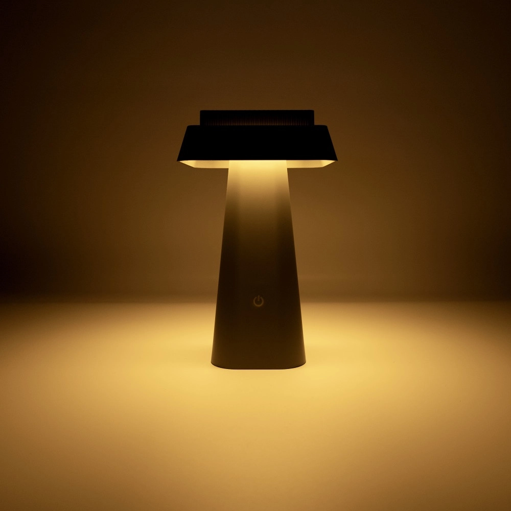 Solar tafellamp True 14x14cm - antraciet Lyora 5055788300847