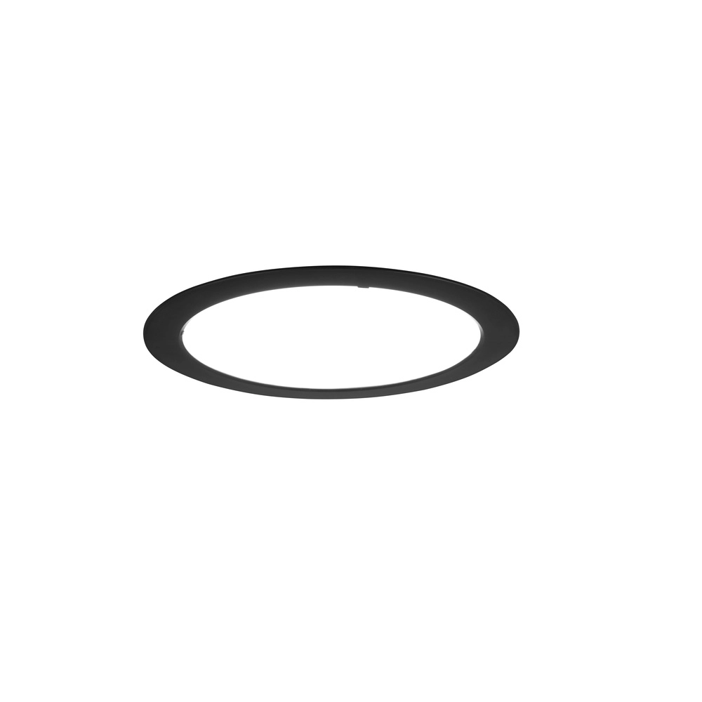 Inbouwspot Ural zwart Ø 29,4cm Trio 4017807711486