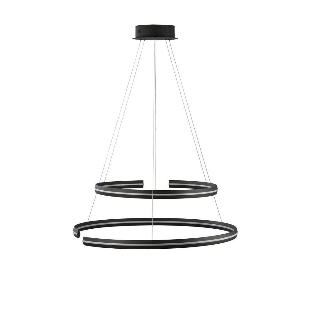 Zwarte hanglamp Torrente rond Lyora 5212017419620