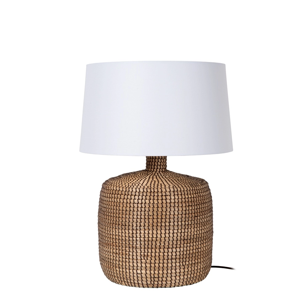 Schemerlamp Ambala Ø 45cm - zeegras bruin Premium by Lucide 5411212106117