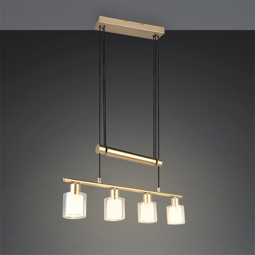 Hanglamp Neralo 4-lichts goud Trio 4017807702934