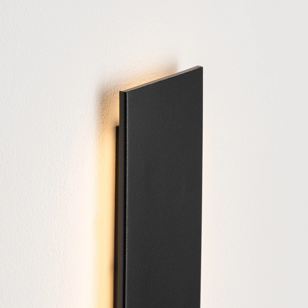 Moderne wandlamp Comma Led zwart 160cm Lyora 5903139118781