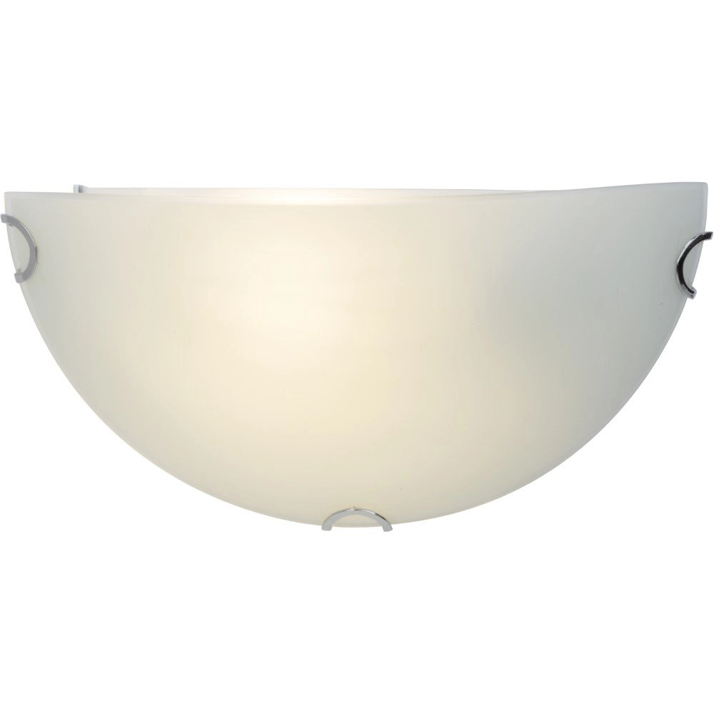 Vlakke wandlamp Melania 30cm matglas Brilliant 4004353261589