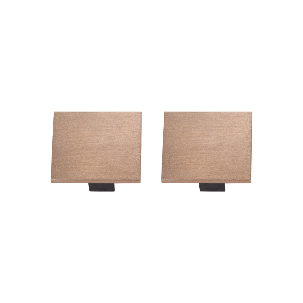 Rail eindkap 1-fase Linial champagne set van 2
