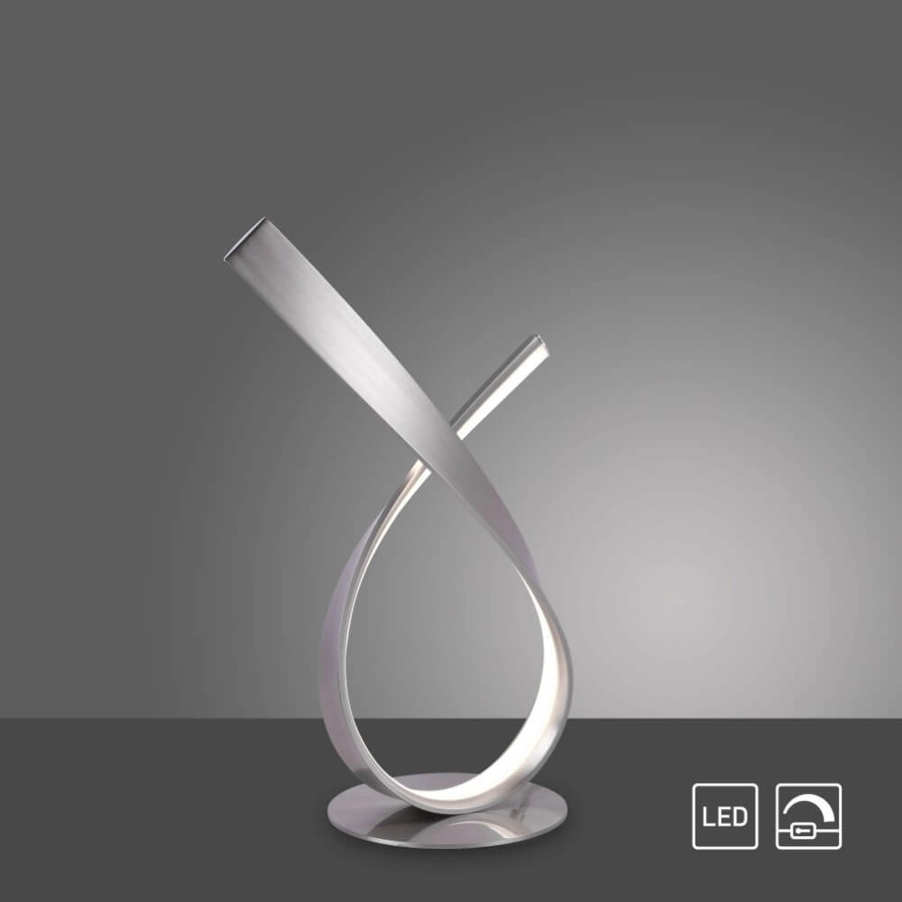 Tafellamp Linda kruk metaal Paul Neuhaus 4012248304778