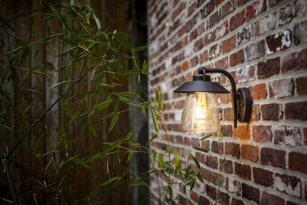 Leuke wandlamp Cate roestbruin Lutec 6939412036106