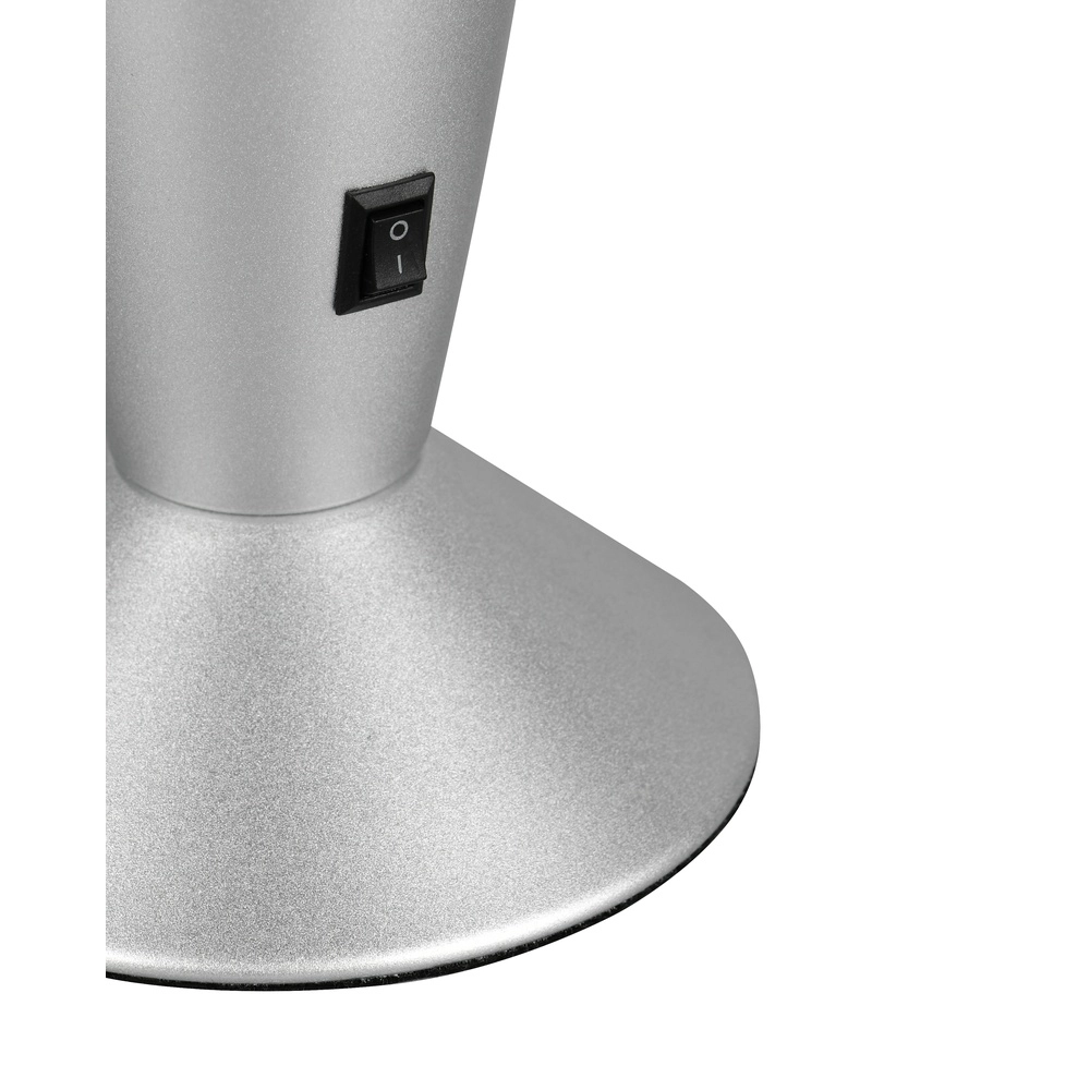 Lavalamp Vesuv zilver met rood Trio 4017807668384
