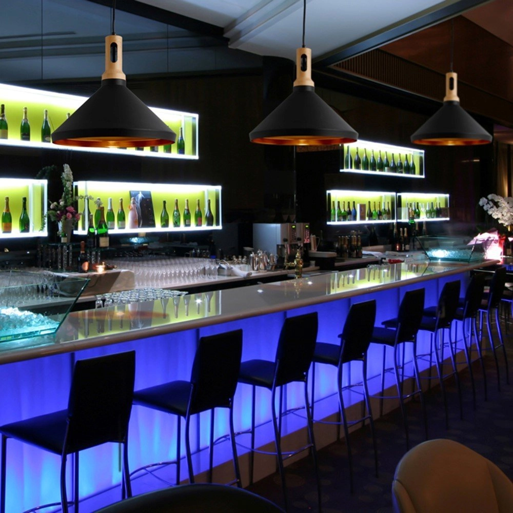 Zwarte hanglamp Pendants Ø 35cm Searchlight 5053423057866