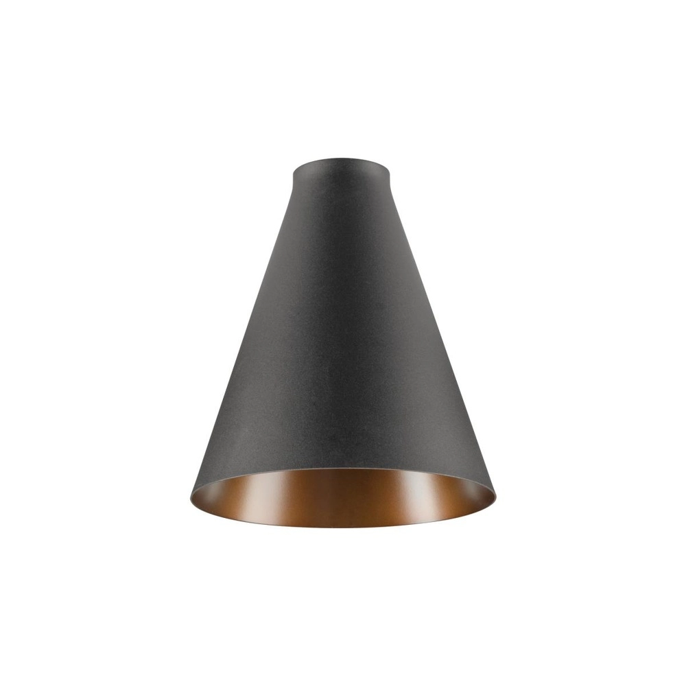 Lampenkap Lalu Cone zwart 17cm