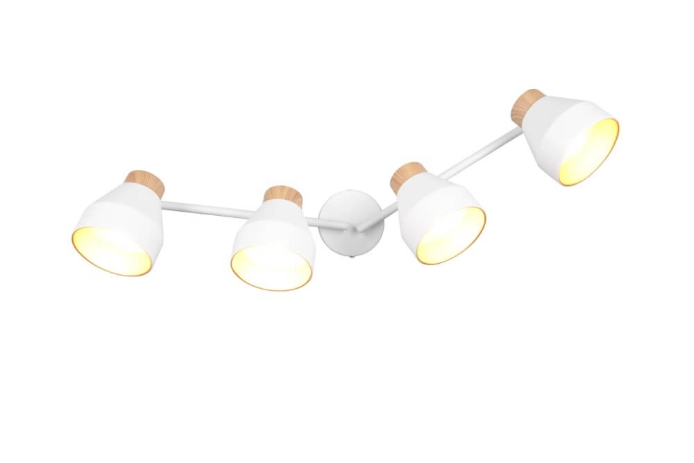 Design plafondlamp 4-lichts Valentin wit Trio 4017807637441