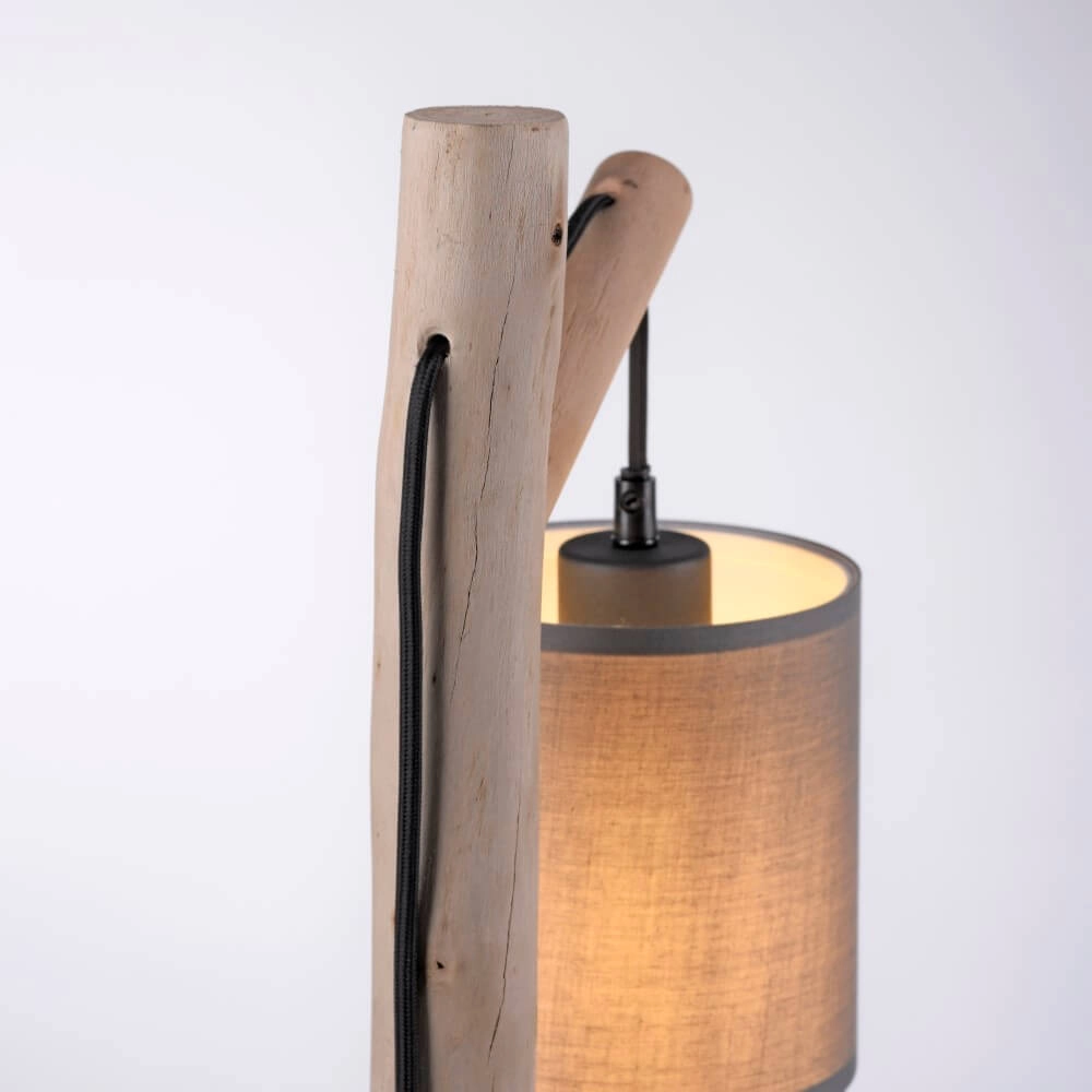Landelijke tafellamp Green Tribu taupe Just Light 4043689995188