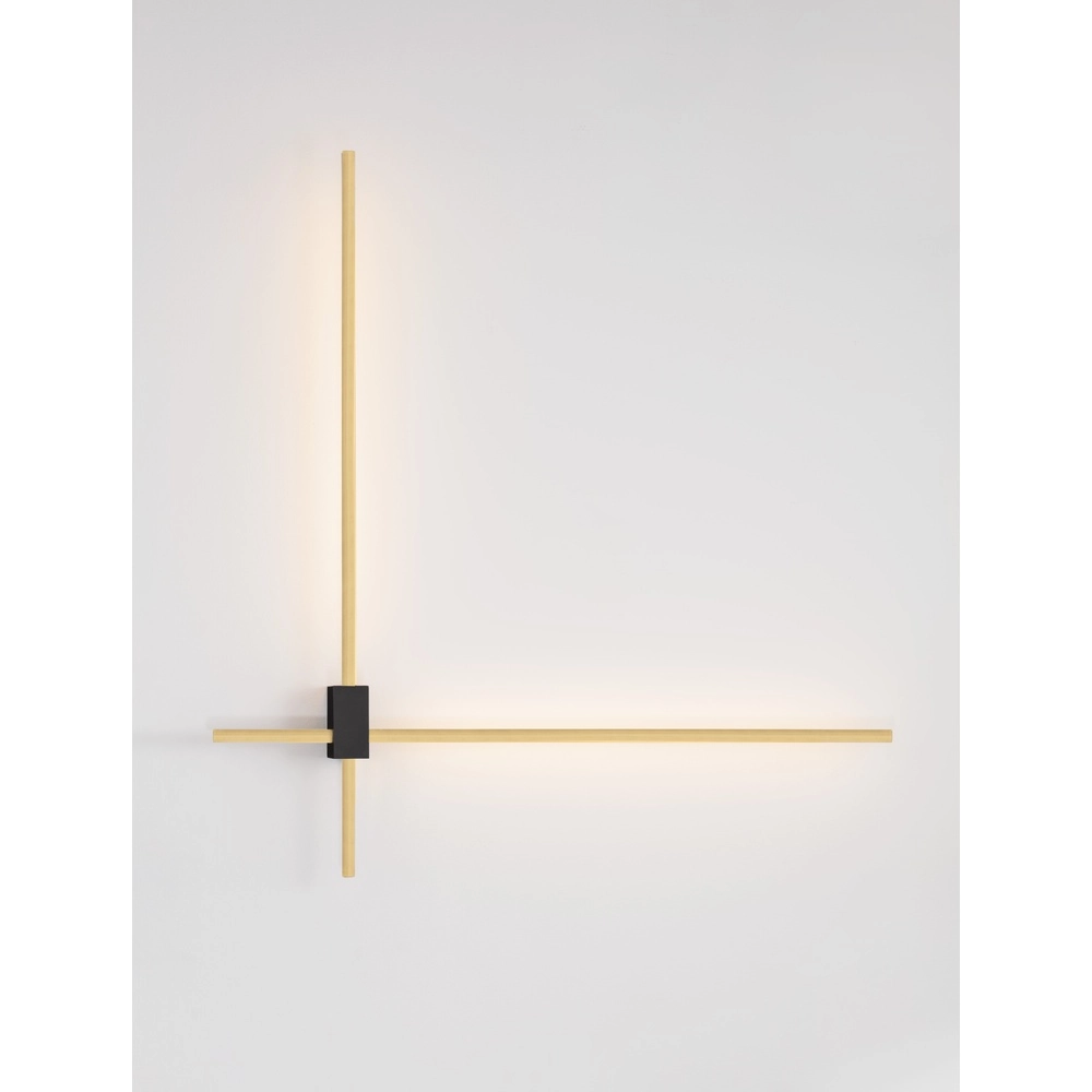 Strakke wandlamp Peak goud Lyora 5212017473714