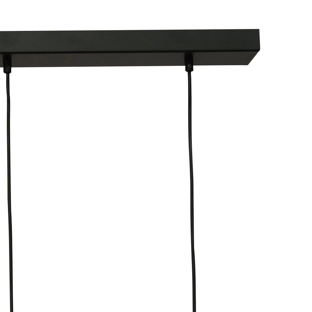 Hanglamp zwart met goud Bounty 5-lichts curiosa glas Masterlight 8718121245713