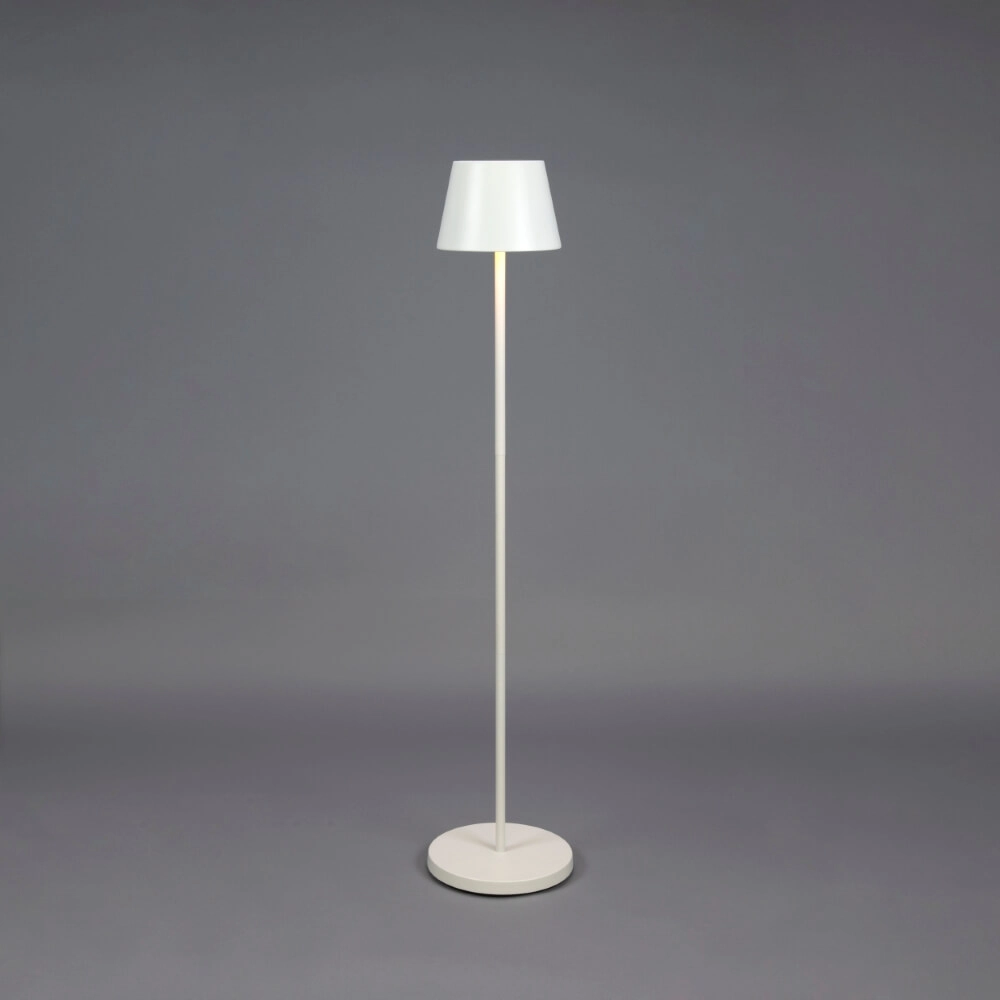 Oplaadbare vloerlamp Pomezia Medium wit KonstSmide 7318307841251