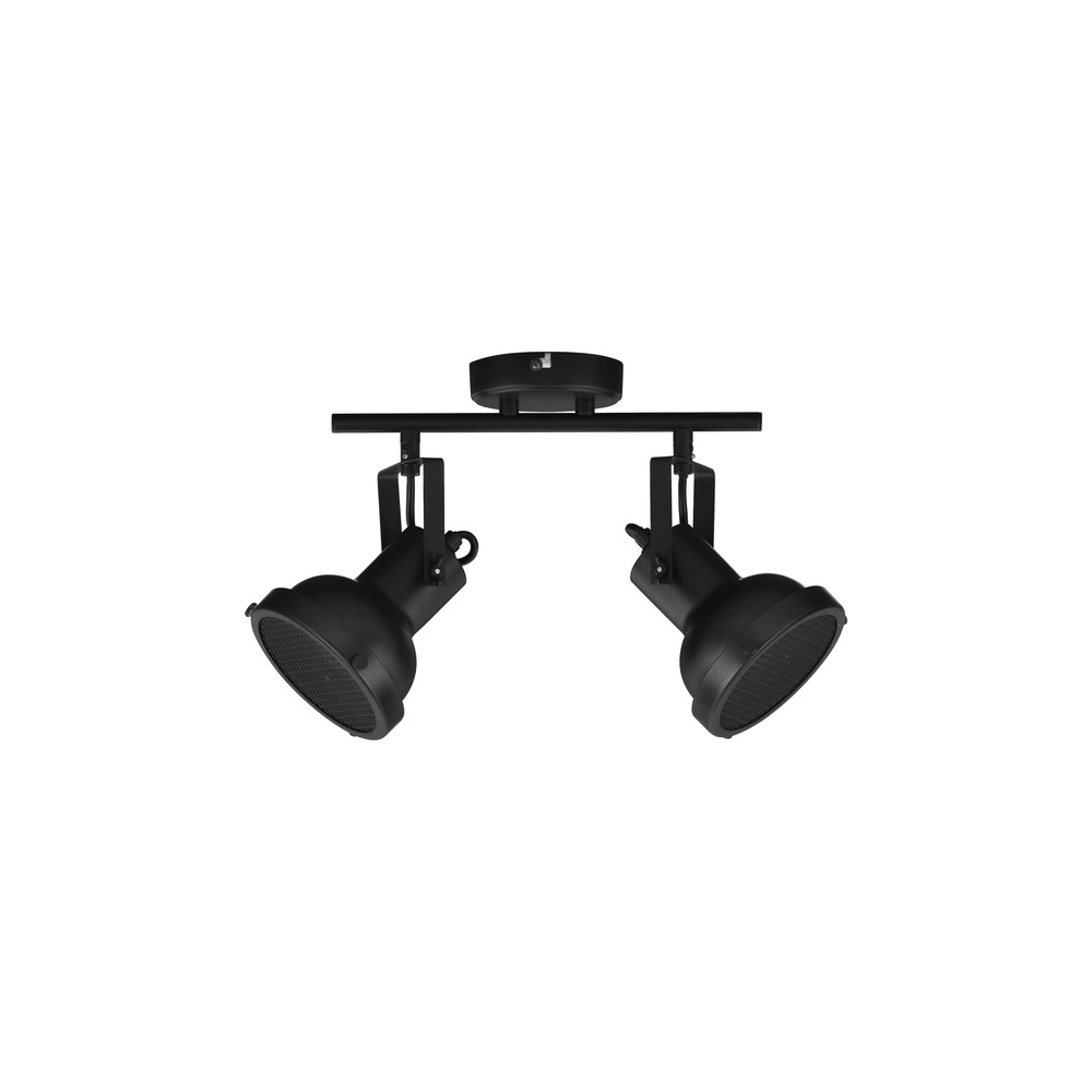 Plafondlamp Ruvi 2-lichts zwart Lyora 5212017446367