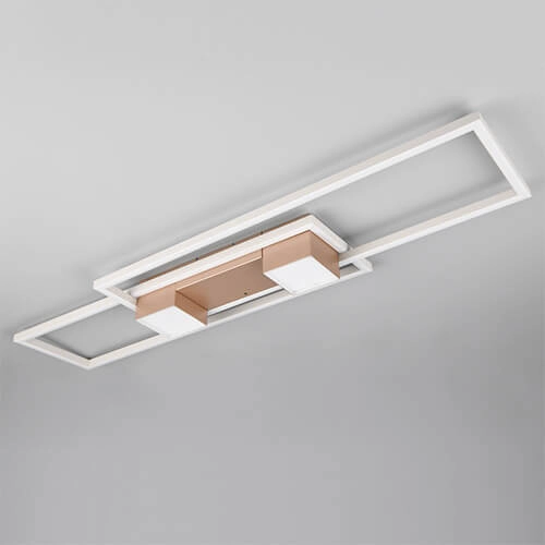 Led plafondlamp 100x28 Albany roodkoper Trio 4017807610307