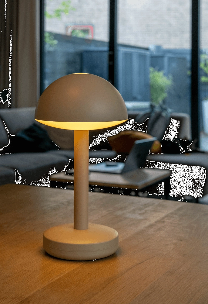 Oplaadbare tafellamp Bug Beige Humble 7446023313322