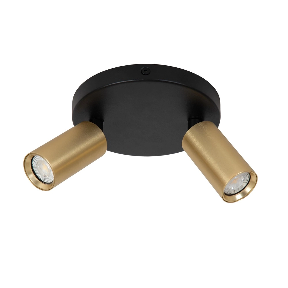 Plafondspot Ritmo mini GU10 2-lichts goud