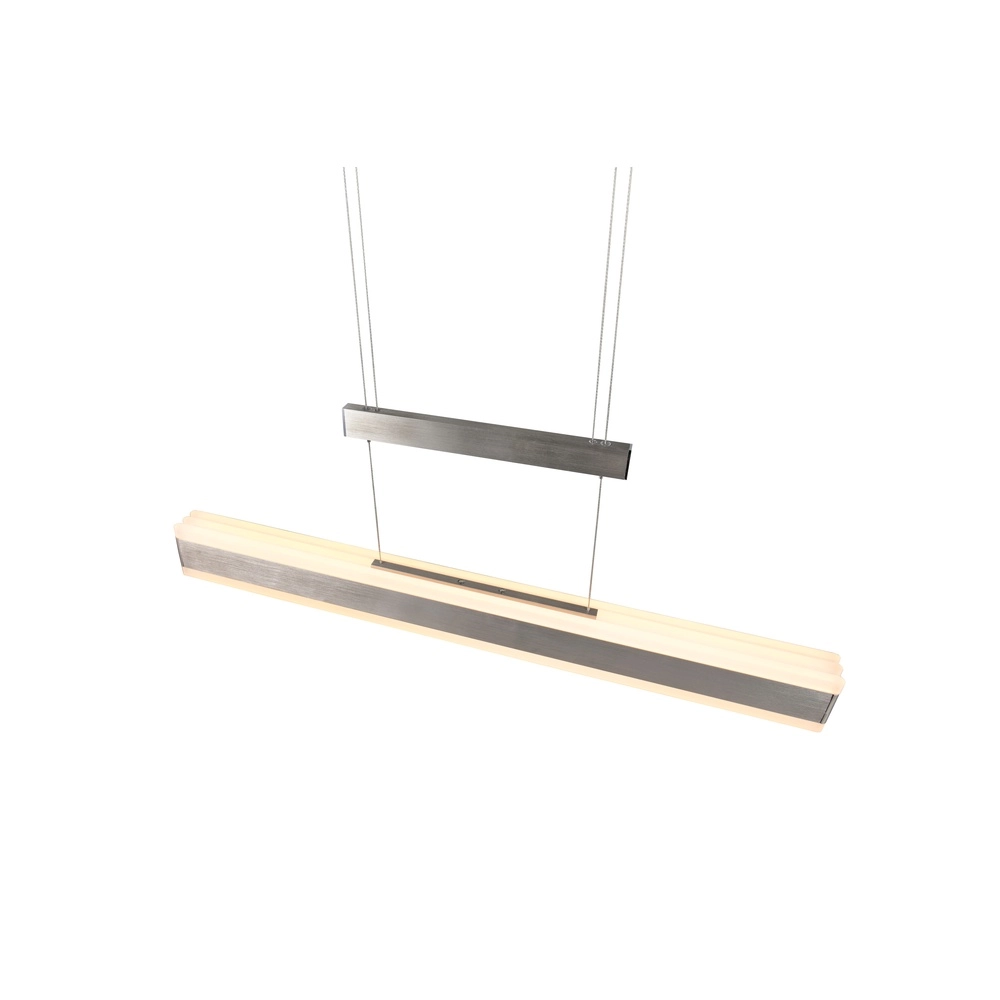 Moderne hanglamp Arcola 152cm nikkel Trio 4017807662023