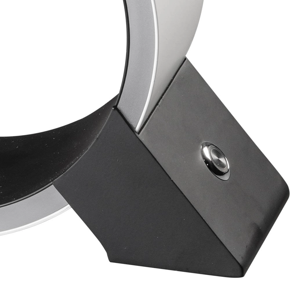 Dimbare tafellamp The Q 20cm zwart met wit ETH 8719075188415