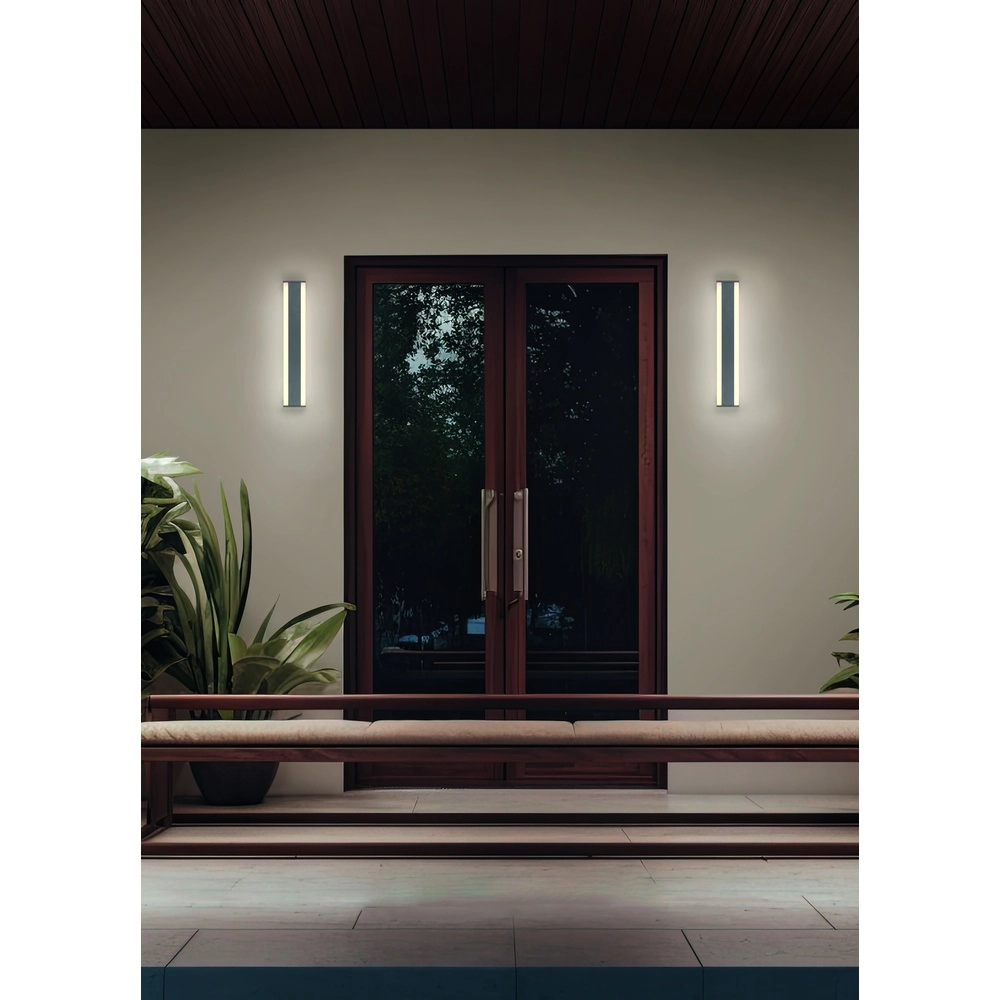 Wandlamp Dawson design antraciet 60cm Trio 4017807603491