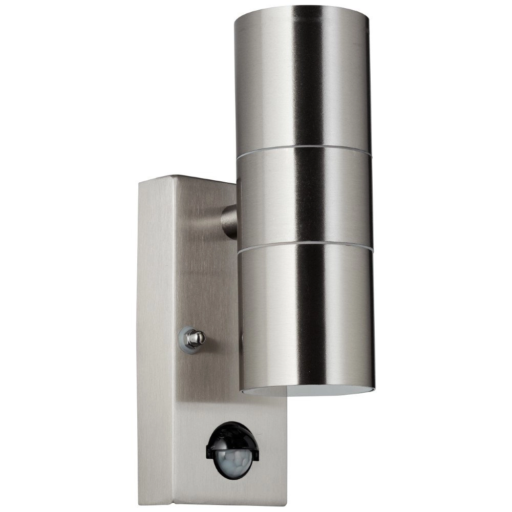 Wandlamp Hanni Up - Down met bewegingssensor RVS Wandlamp Hanni Up - Down met bewegingssensor RVS