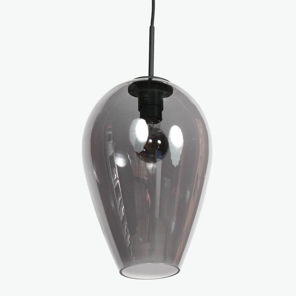 Hanglamp HaloSwap met 1 smoke glas Ø 22,5cm Steinhauer 8712746179705