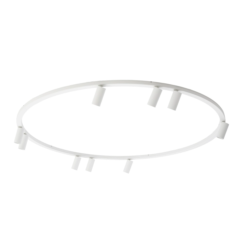 Cirkel opbouwspots Fourty 9x GU10 - wit Lyora 5903139119511