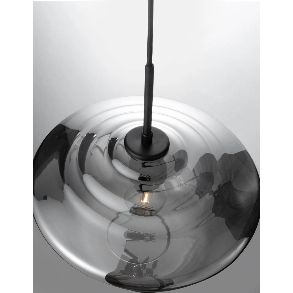 Hanglamp Veiro chroom glas Ø 30 x 22cm Lyora 5212017421302