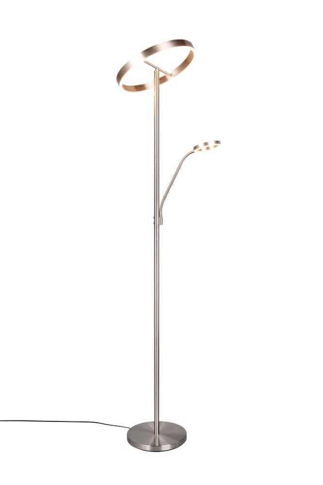 Design leeslamp Willis RVS - 180cm