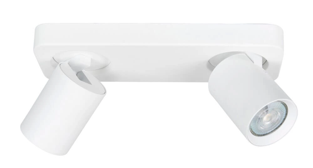 Dubbele opbouwspot Oliver mat wit Dubbele opbouwspot Oliver mat wit