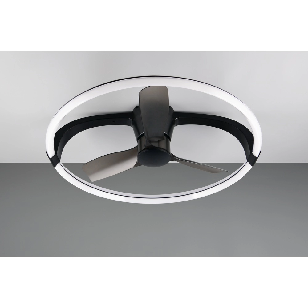 Smarthome ventilator Stockholm zwart Ø 73,5 Tuya Trio 4017807693133