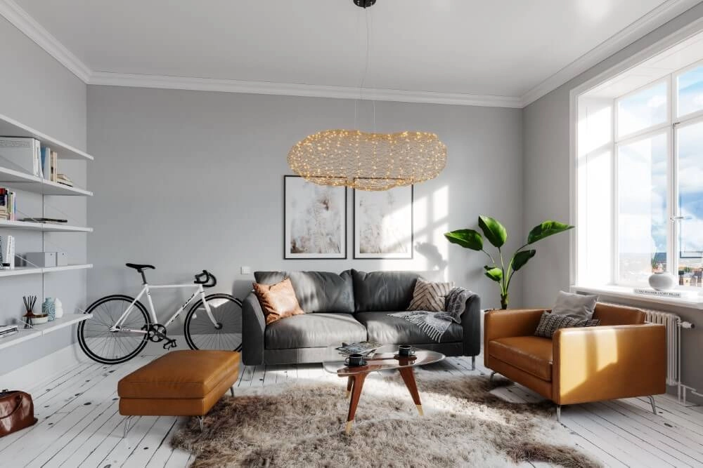 Hanglamp Hayden goud 50cm By Rydéns 7391741012609